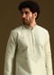 Pista Green Resham Work Kurta and Pant