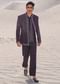 Deep Purple Embroidered Jodhpuri Suit