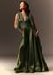 Mehendi Green Embroidered Jumpsuit