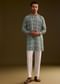 Sage Green Kurta With Floral Paisley Print