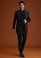 Black Sequin Embroidered Indo Western Set