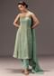 Mint Green Tissue Hand Embroidered Kurta Set