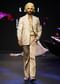 Bronze Banarasi Brocade Fusion Tuxedo Suit