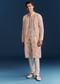 Silk Kurta Set With Resham Thread And Sequins