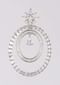 Silver Plated Earrings With Bugle Beads And Crystals In Dangling Oval Motifs Online - Kalki Fashion