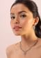 Silver Necklace With Earrings In A Sea-Life Inspired Design And A Shell Shaped Pendant