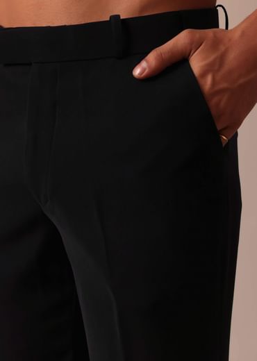 Stylish Black Indowestern With Exquisite Detailing