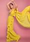 Surbhi Chandna In Kalki Citrus Ready Pleated Ruffle Saree With Multi-Color Floral Hand Embroidered Blouse