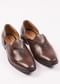 Tan Brown Glossy Juttis For Men