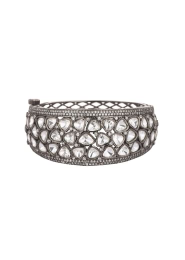Two Tone Victorian Style Kada In Fusion Style