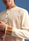 White Hand Block Printed Kurta Set