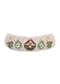 White Rajasthani Ponchi Choker With Beaded Studs