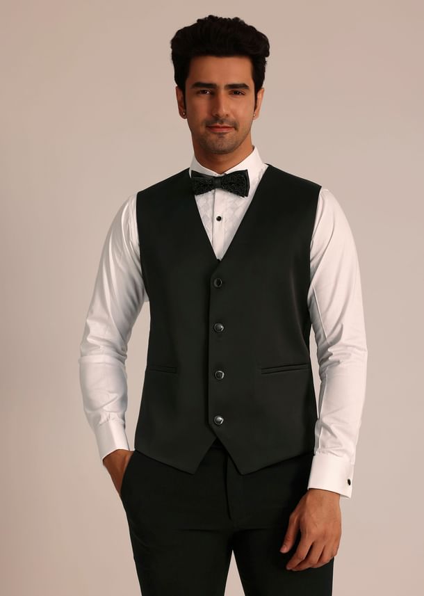 Wine Velvet Suit Set With Zardosi Detailing