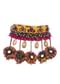 Yellow Hand Embroidered Thread And Beaded Boho Choker Necklace